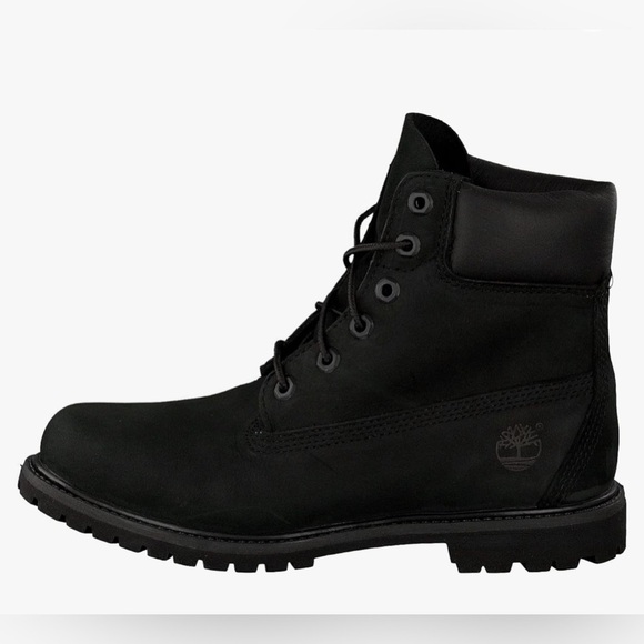 Timberland Women's 6" Premium Boot, Black Suede size 8.5 - Picture 1 of 8